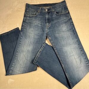 Levi's 505 Men's Straight Leg Classic Blue Jeans Pants Size 33x32